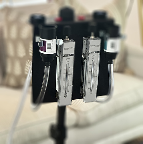 Mycometer air testing Enzyme Targeted Fluorogenic Detection (ETFD).