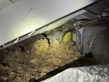HVAC attic no access